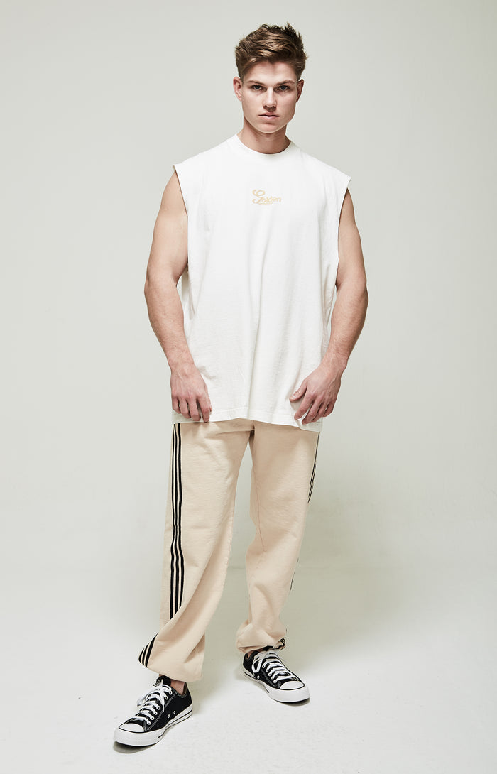 Men's Off White Athletics Sleeveless T-Shirt