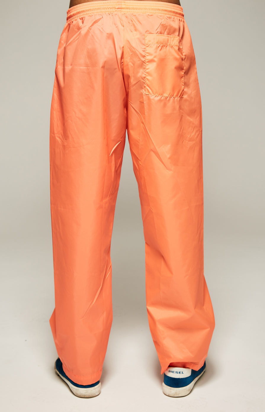 Orange Nylon Pants