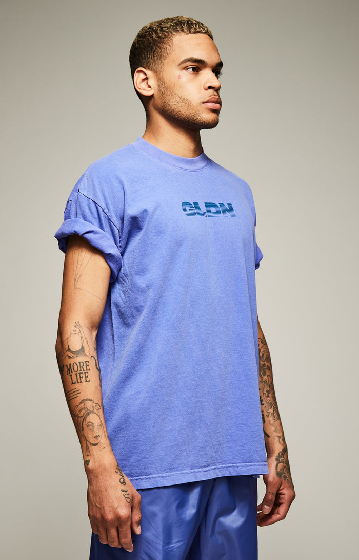 Neon Purple Crew Neck T-Shirt