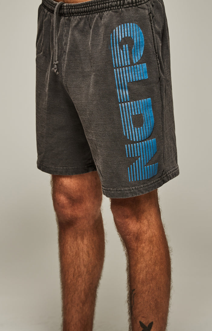 Vintage Black  Heavy Fleece Shorts