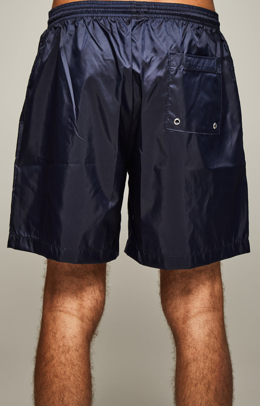 Midnight Navy Nylon Shorts