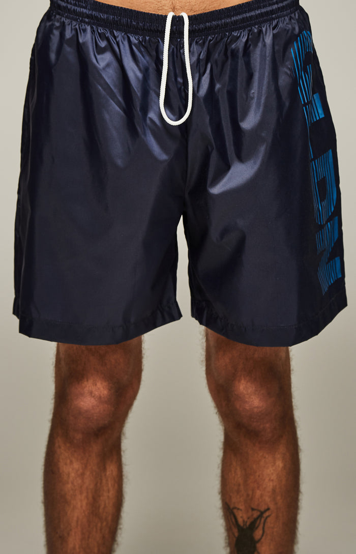 Midnight Navy Nylon Shorts
