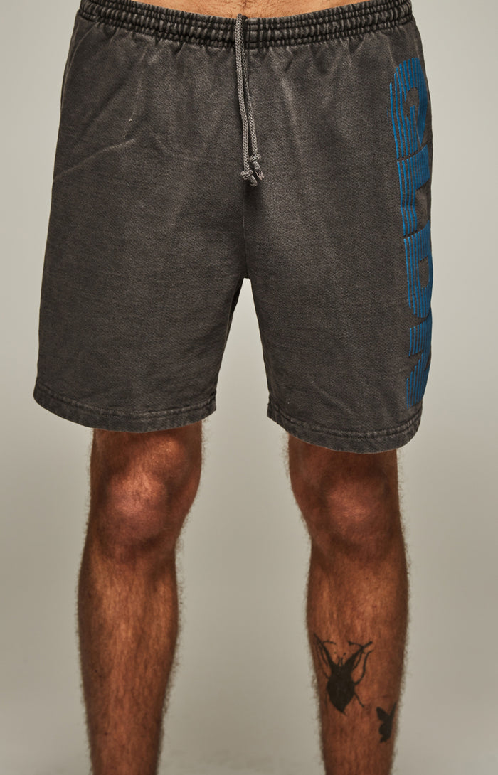 Vintage Black  Heavy Fleece Shorts