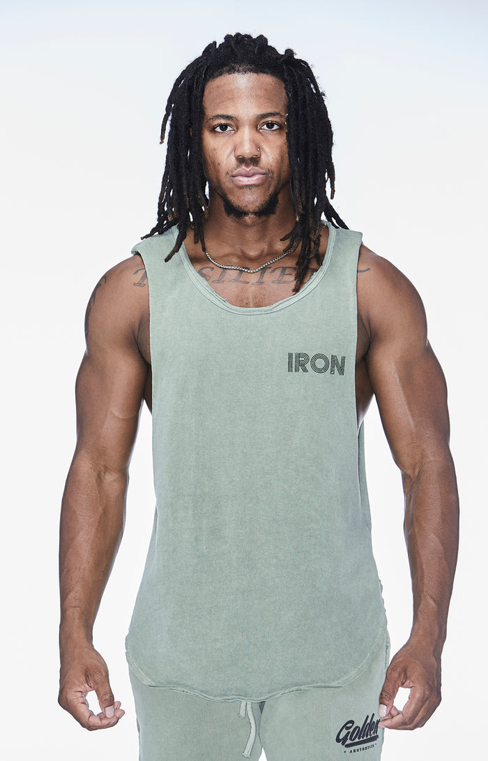 Faded Army Muscle Tank