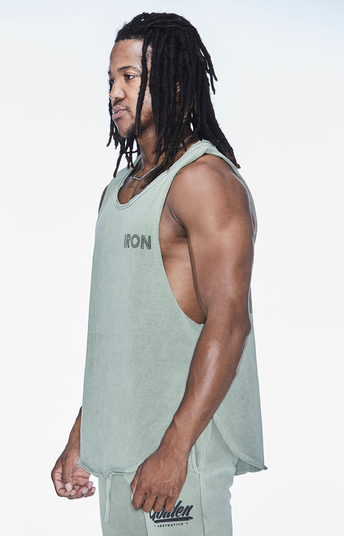 Faded Army Muscle Tank