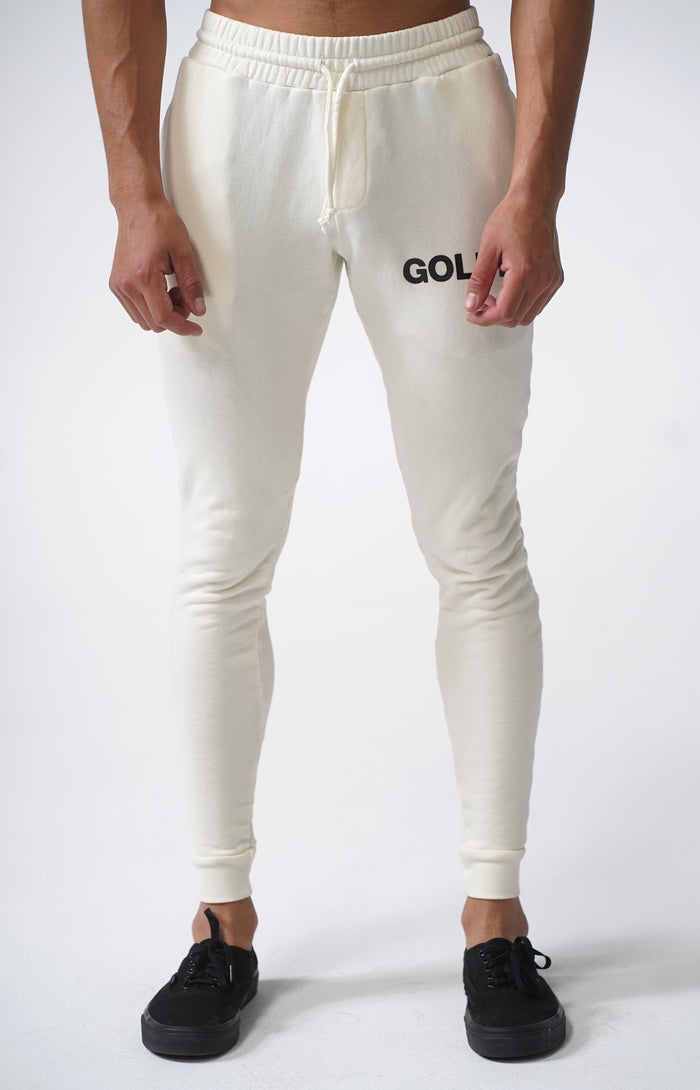 Off White Golden Joggers