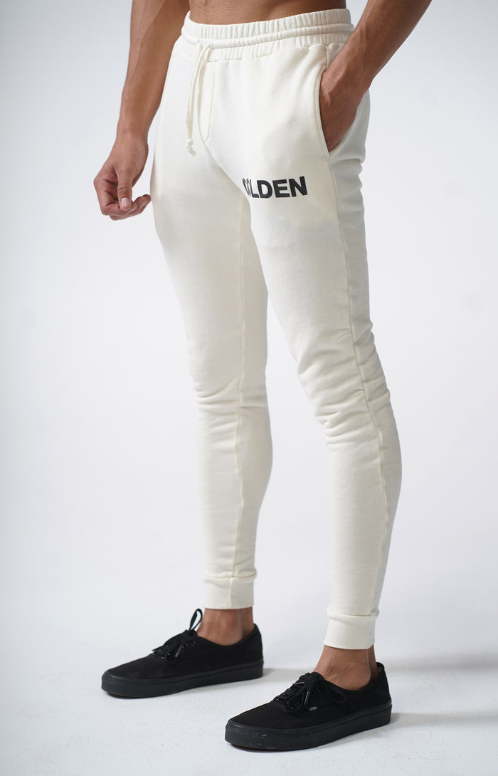 Off White Golden Joggers