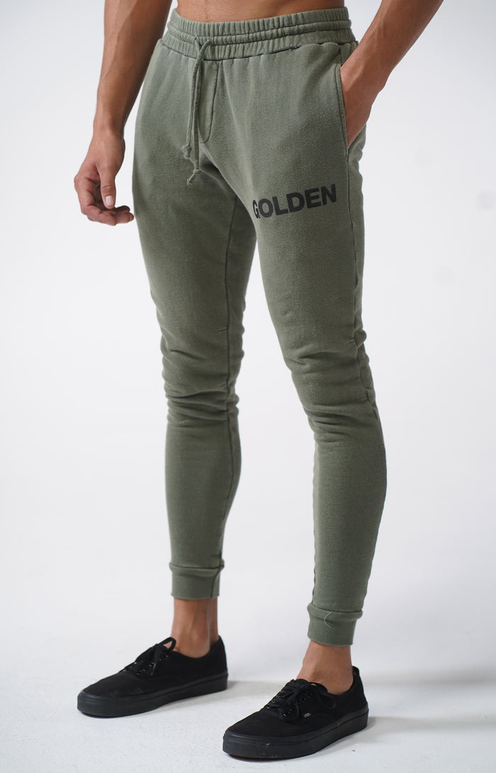 Vintage Army Golden Joggers