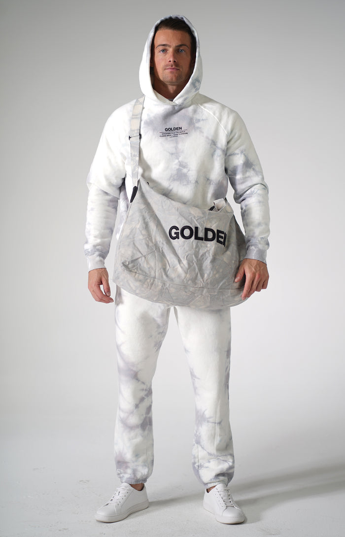 Golden Aesthetics Diamond Tie Dye Gym Bag