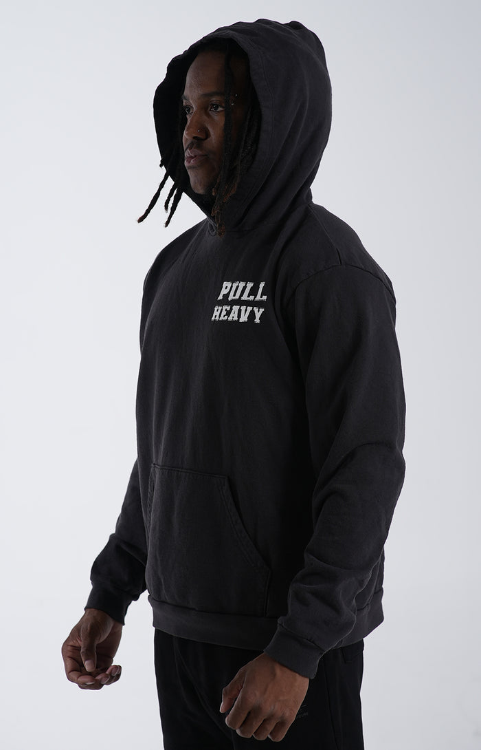 Wash Black Pull Heavy Hoodie