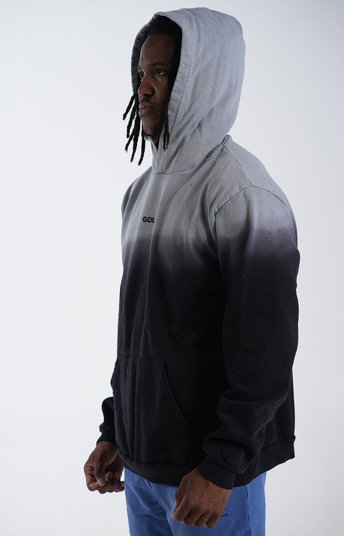 Black Dip Dye Hoodie