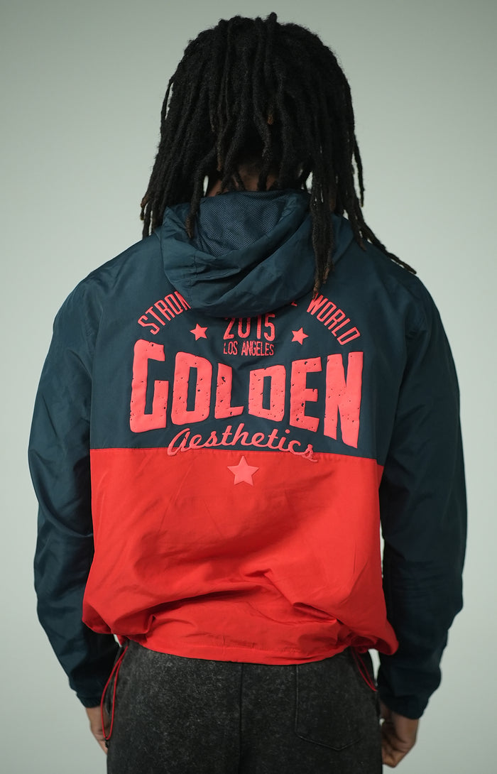 Red Windbreaker