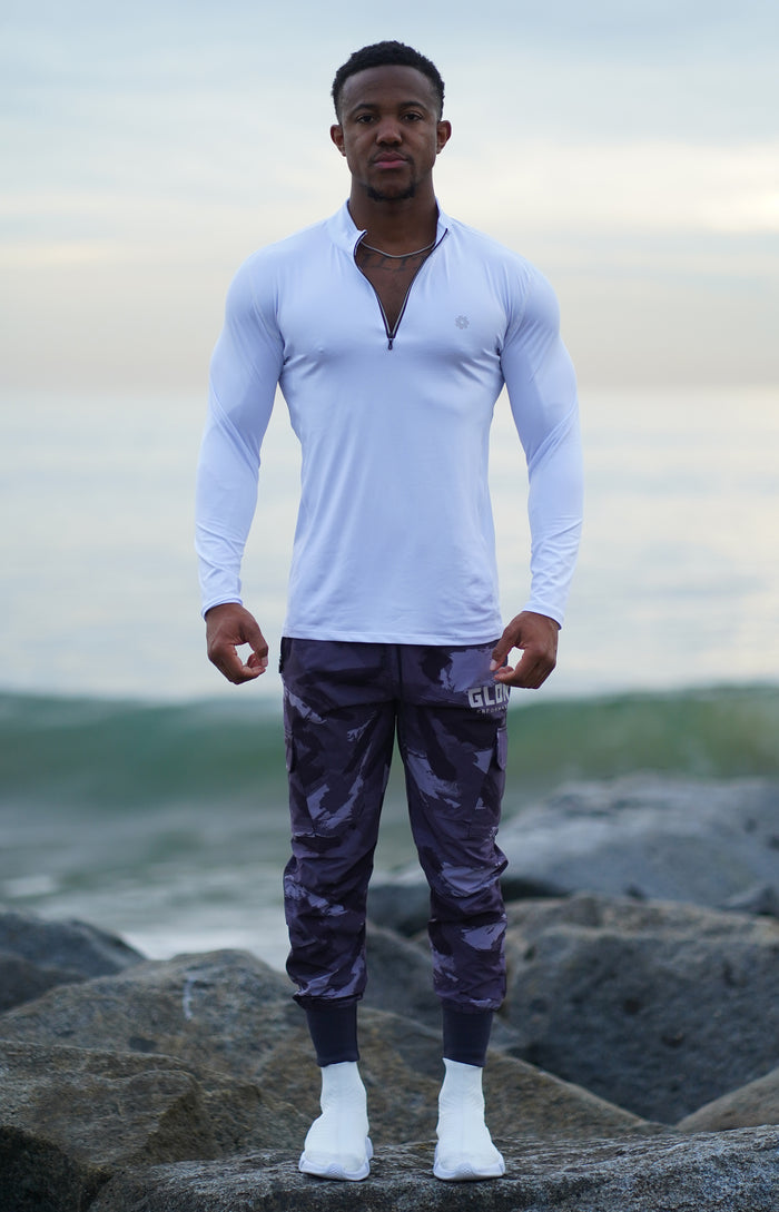 White High Performance Pullover