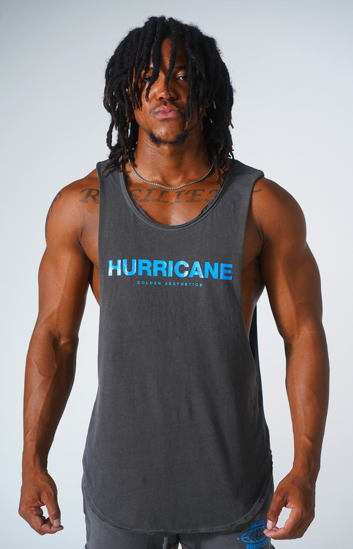 Black Pigment Hurricane Muscle Tank