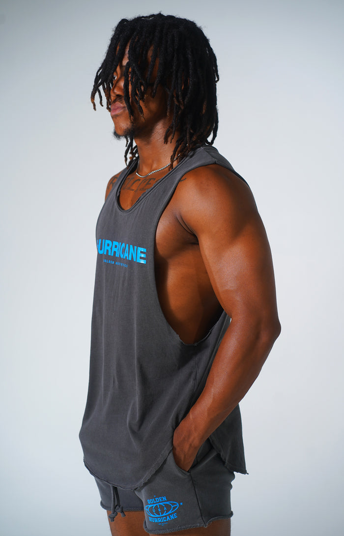Black Pigment Hurricane Muscle Tank