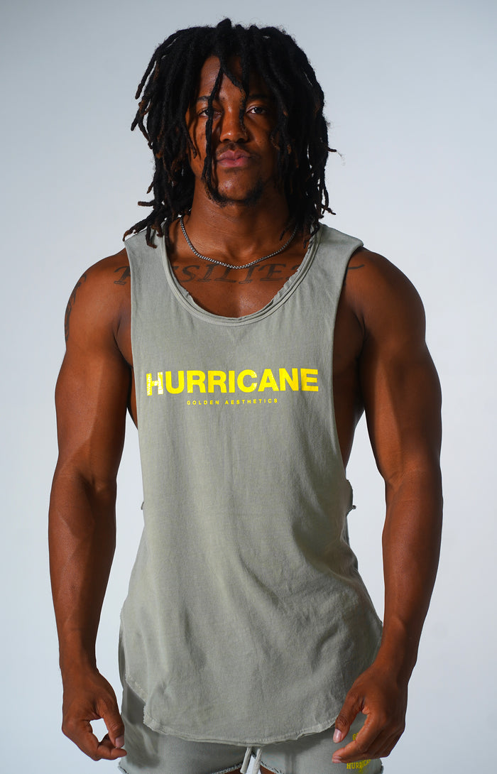 Vintage Green Hurricane Muscle Tank