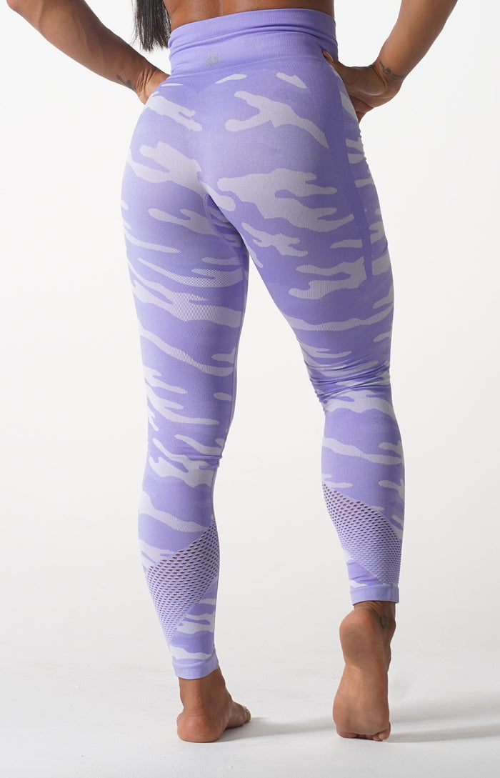Purple Camo Leggings