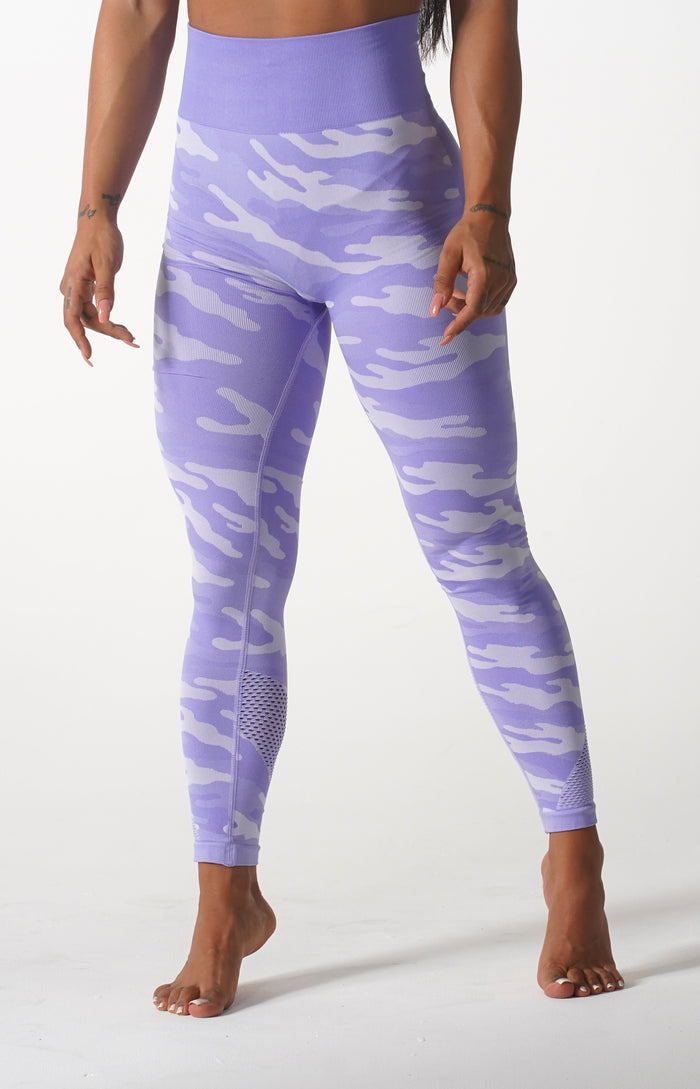 Purple Camo Leggings