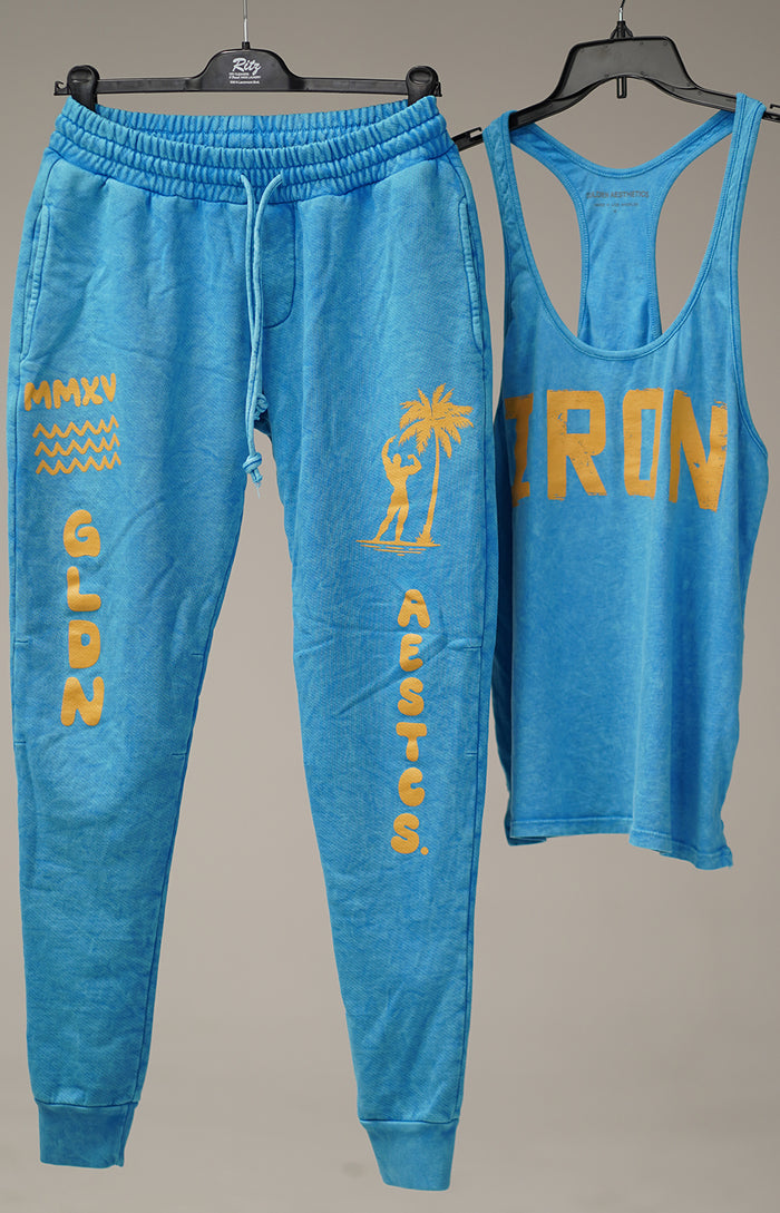 Blue Surf Mineral Stringer Tank