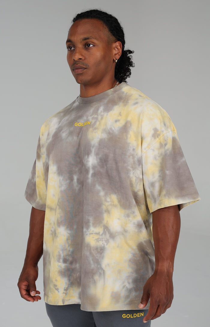 Gold Tie Dye T-Shirt