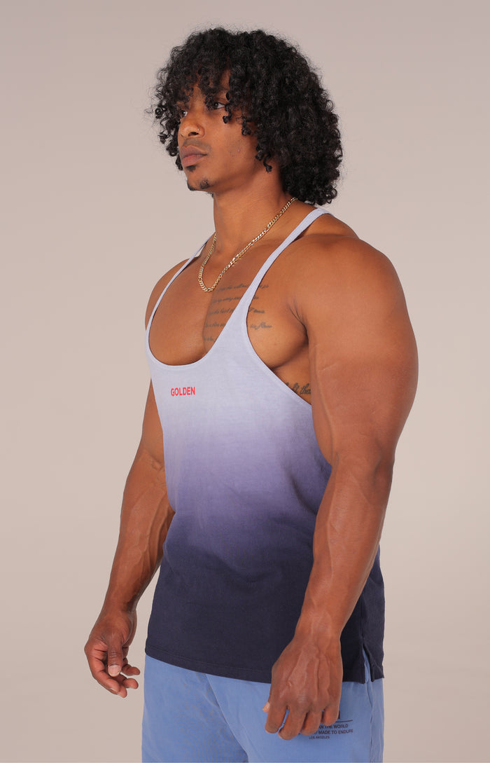 Dip Dye Navy Stringer