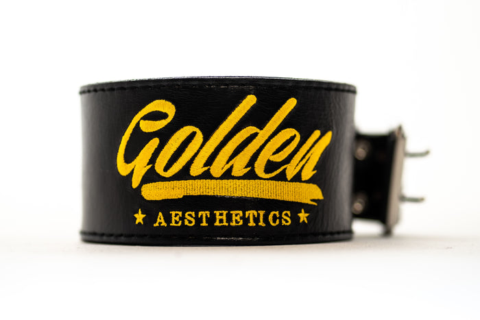 Black Classic GA Leather Weightlifting Belt