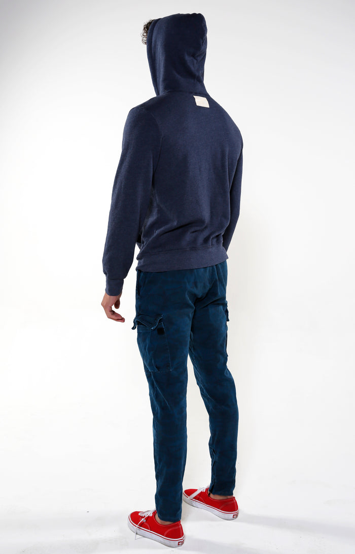 Men’s Blue and Red Iron Hoodie | Golden Aesthetics - Golden Aesthetics