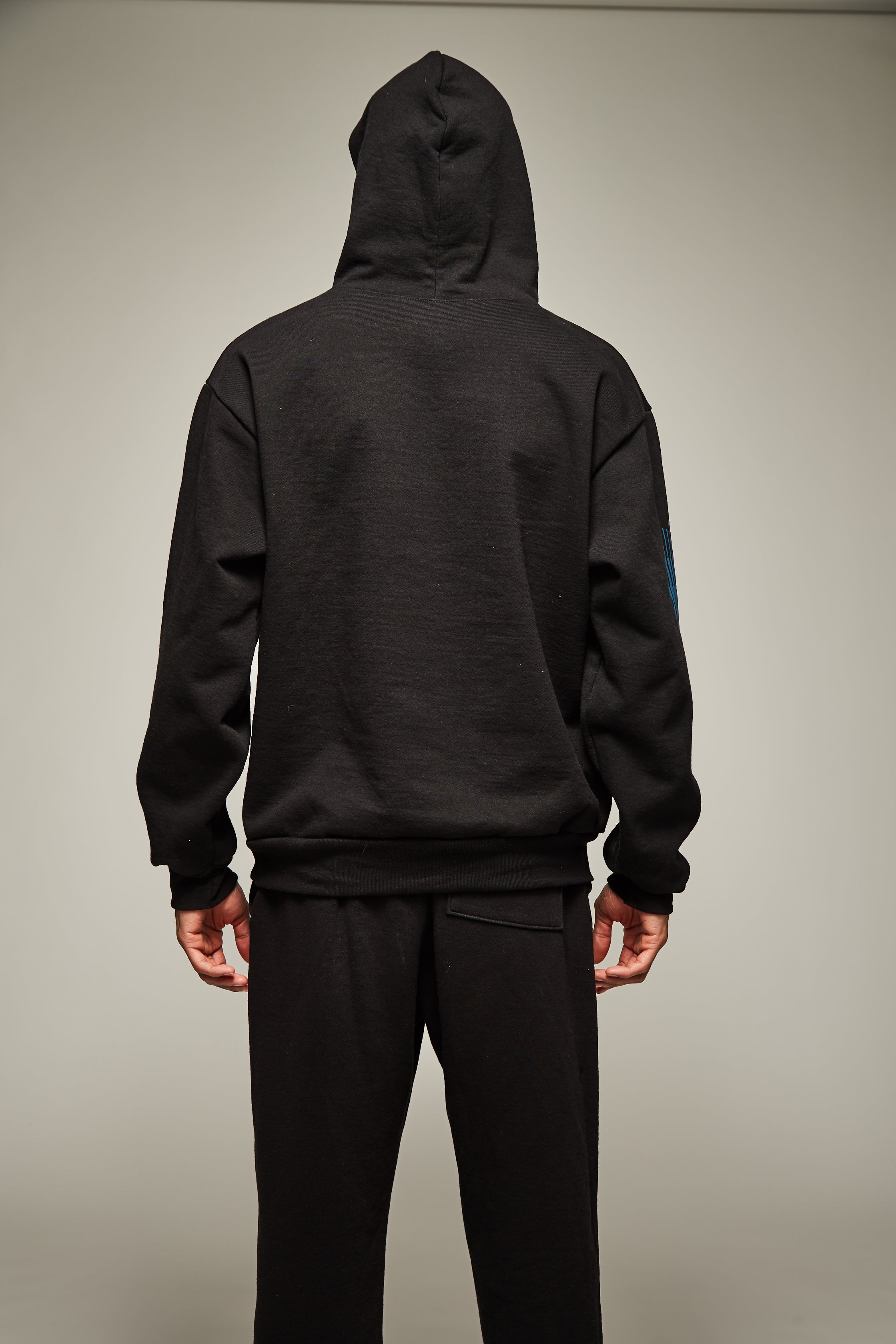 Black Heavy Fleece Hoodie