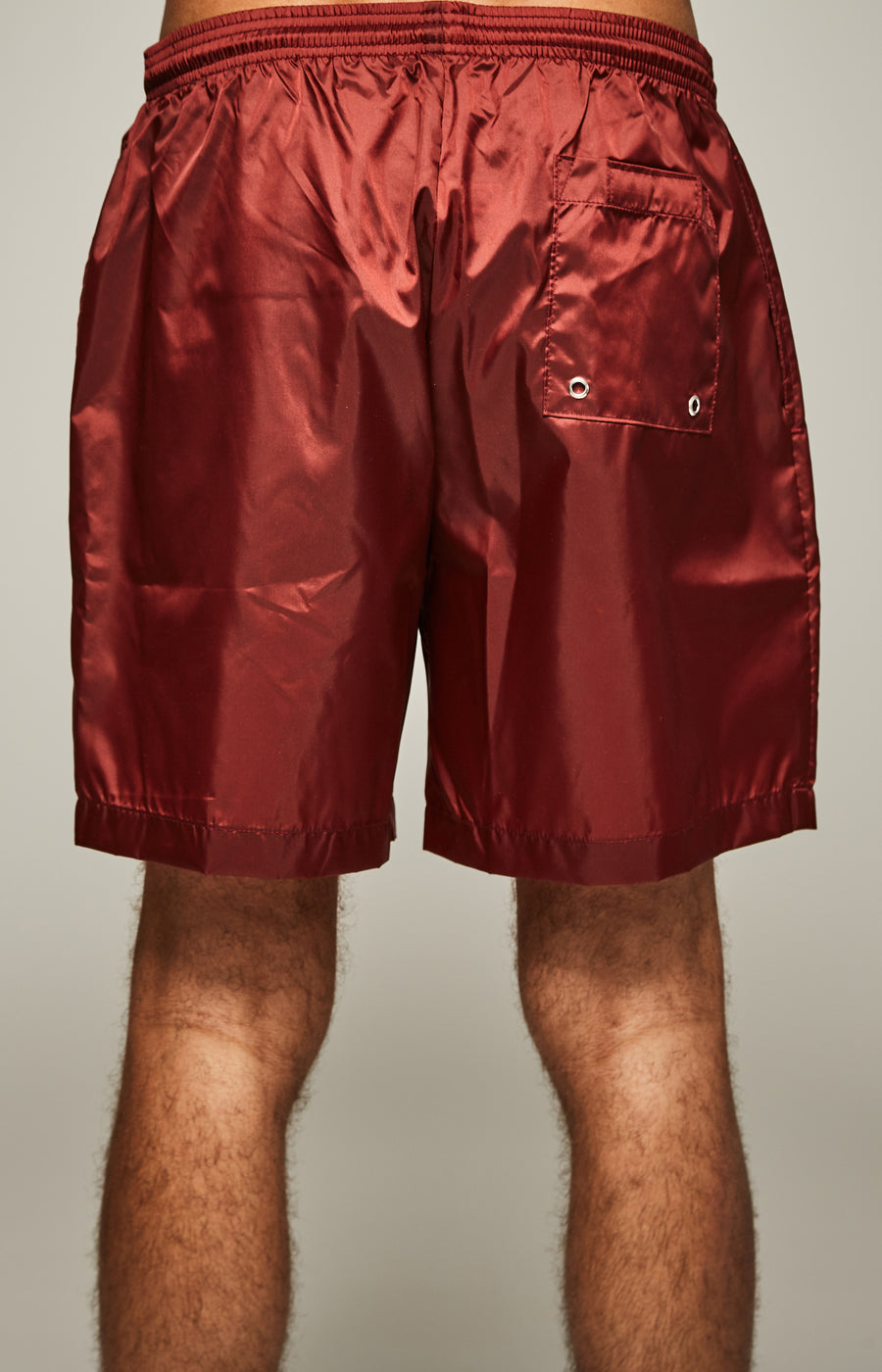 Mahogany  Nylon Shorts