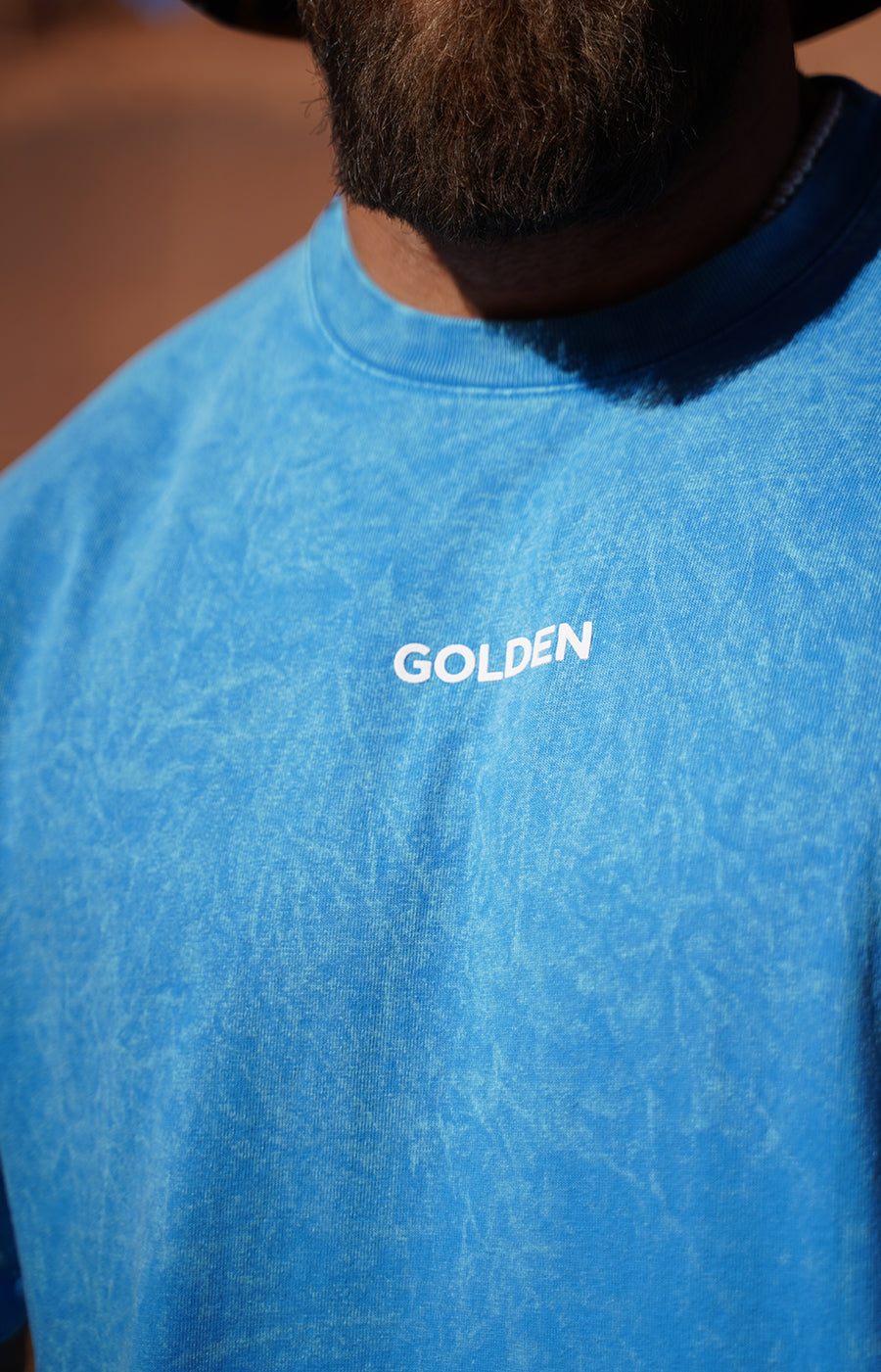 Blue Surf Mineral Golden T-Shirt