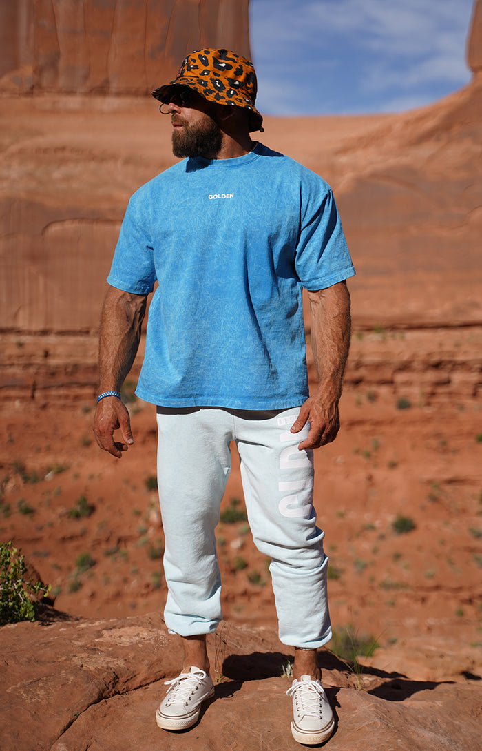 Blue Surf Mineral Golden T-Shirt