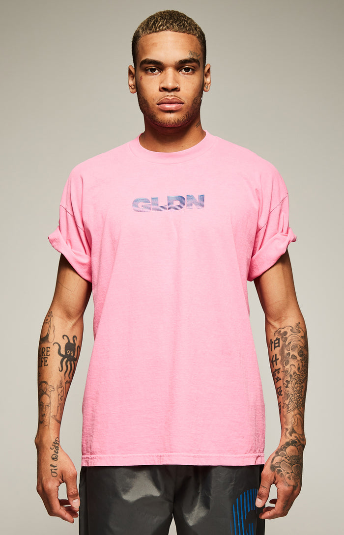 Neon Pink Crew Neck T-Shirt