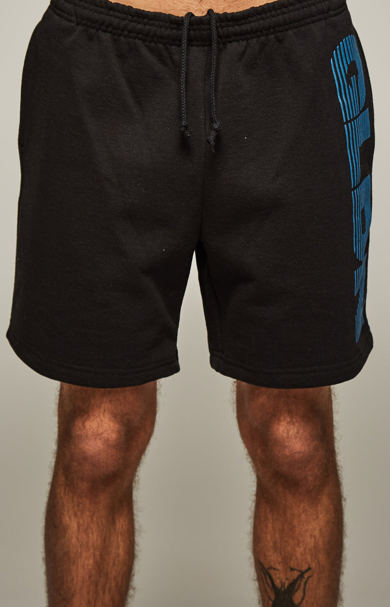 Black Heavy Fleece Shorts