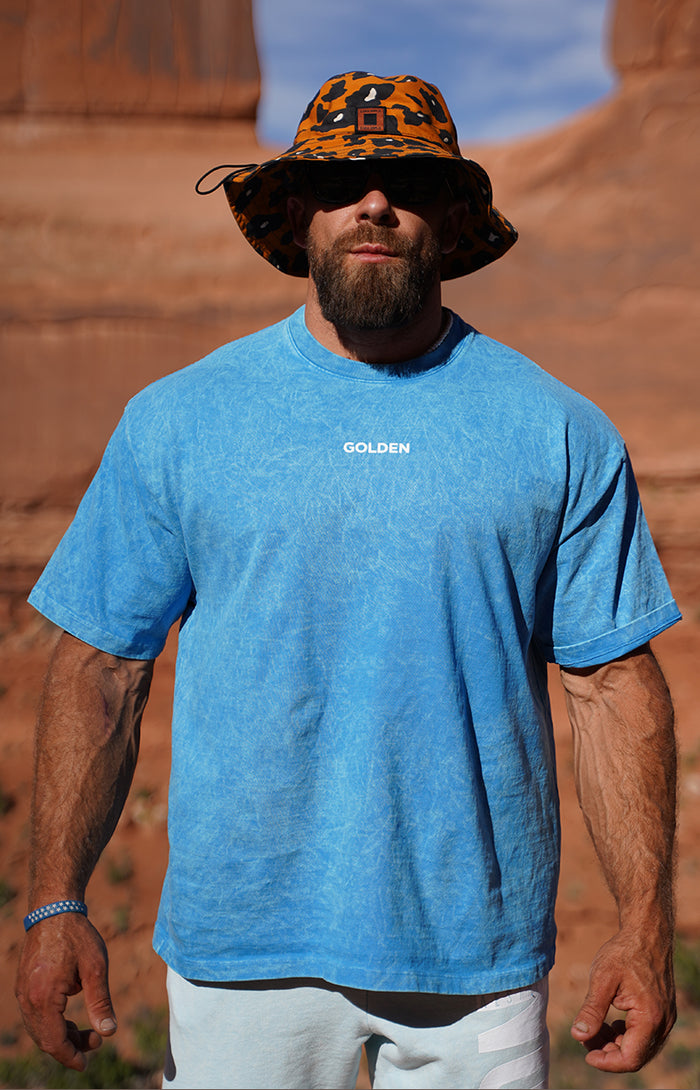 Blue Surf Mineral Golden T-Shirt