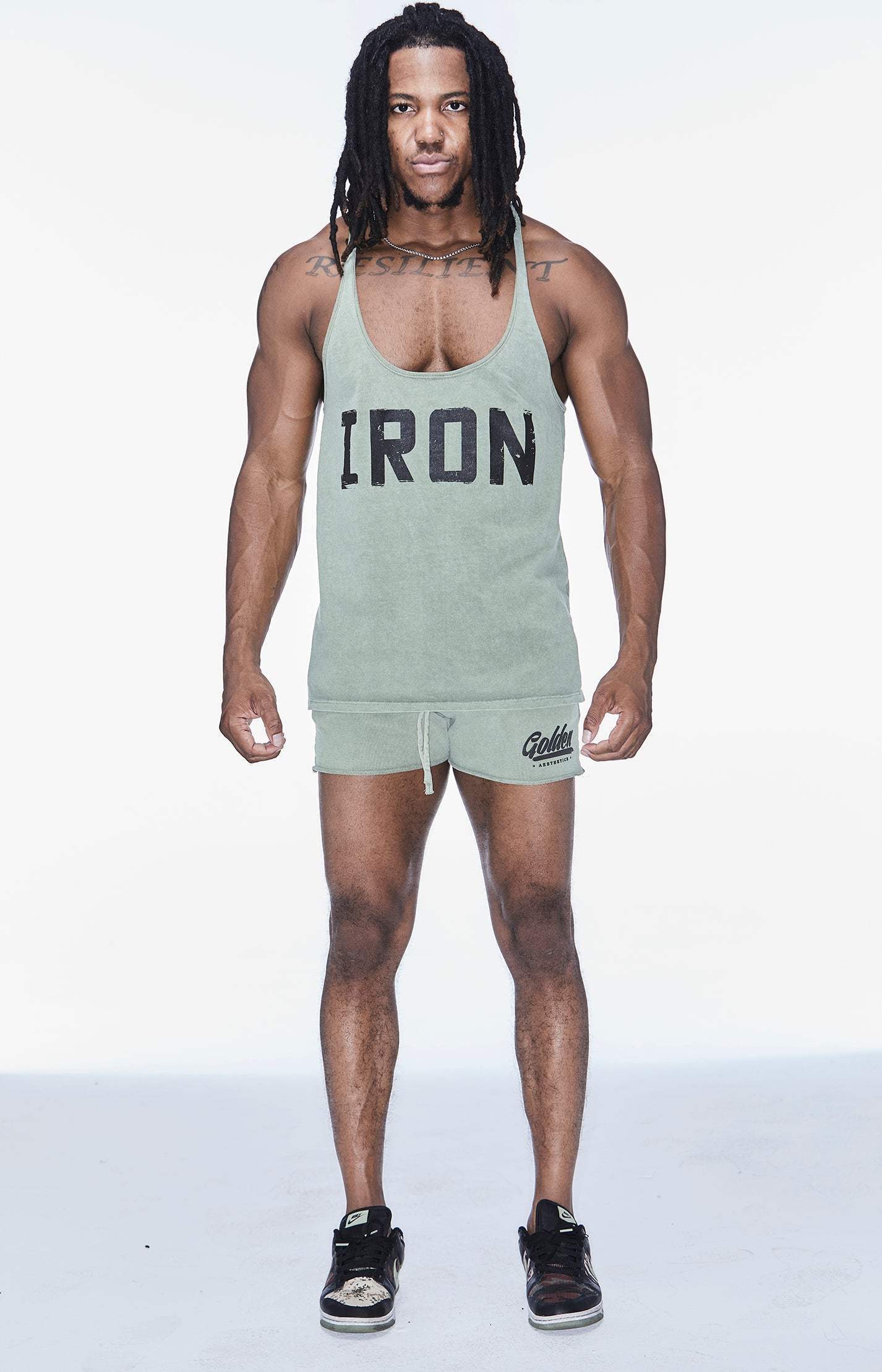 Faded Army Shorts