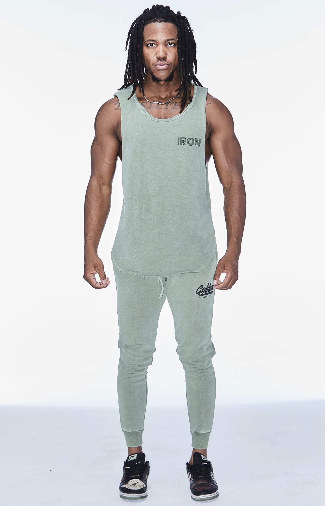 Faded Army Joggers