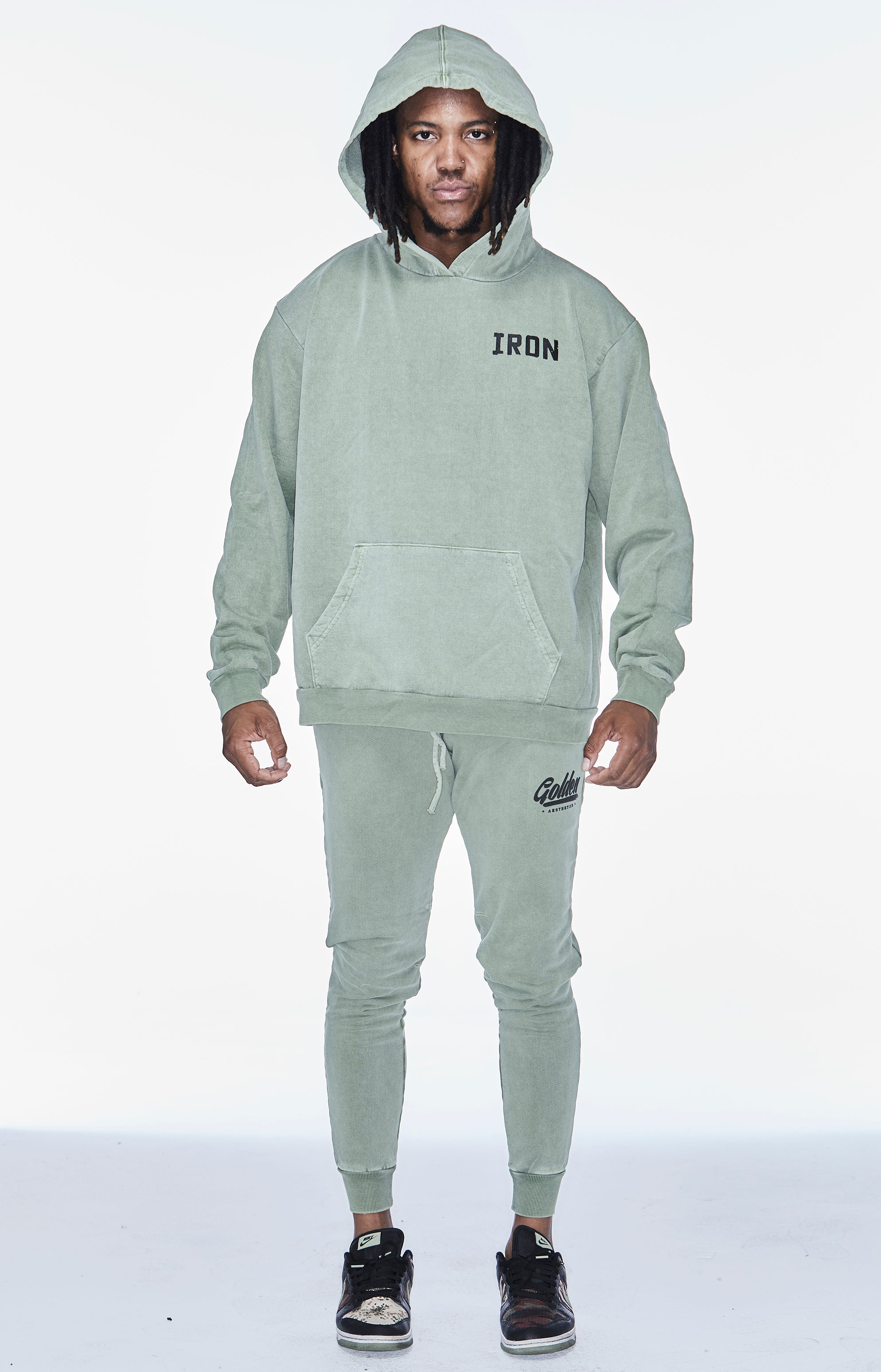 Faded Army Long Sleeve Hoodie