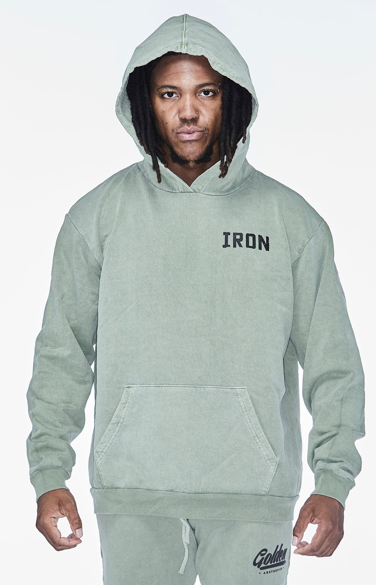 Faded Army Long Sleeve Hoodie