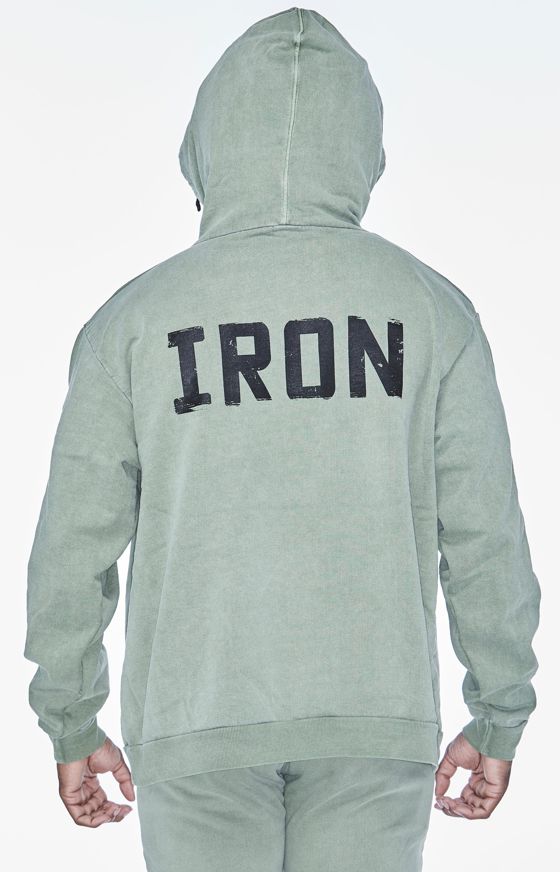 Faded Army Long Sleeve Hoodie