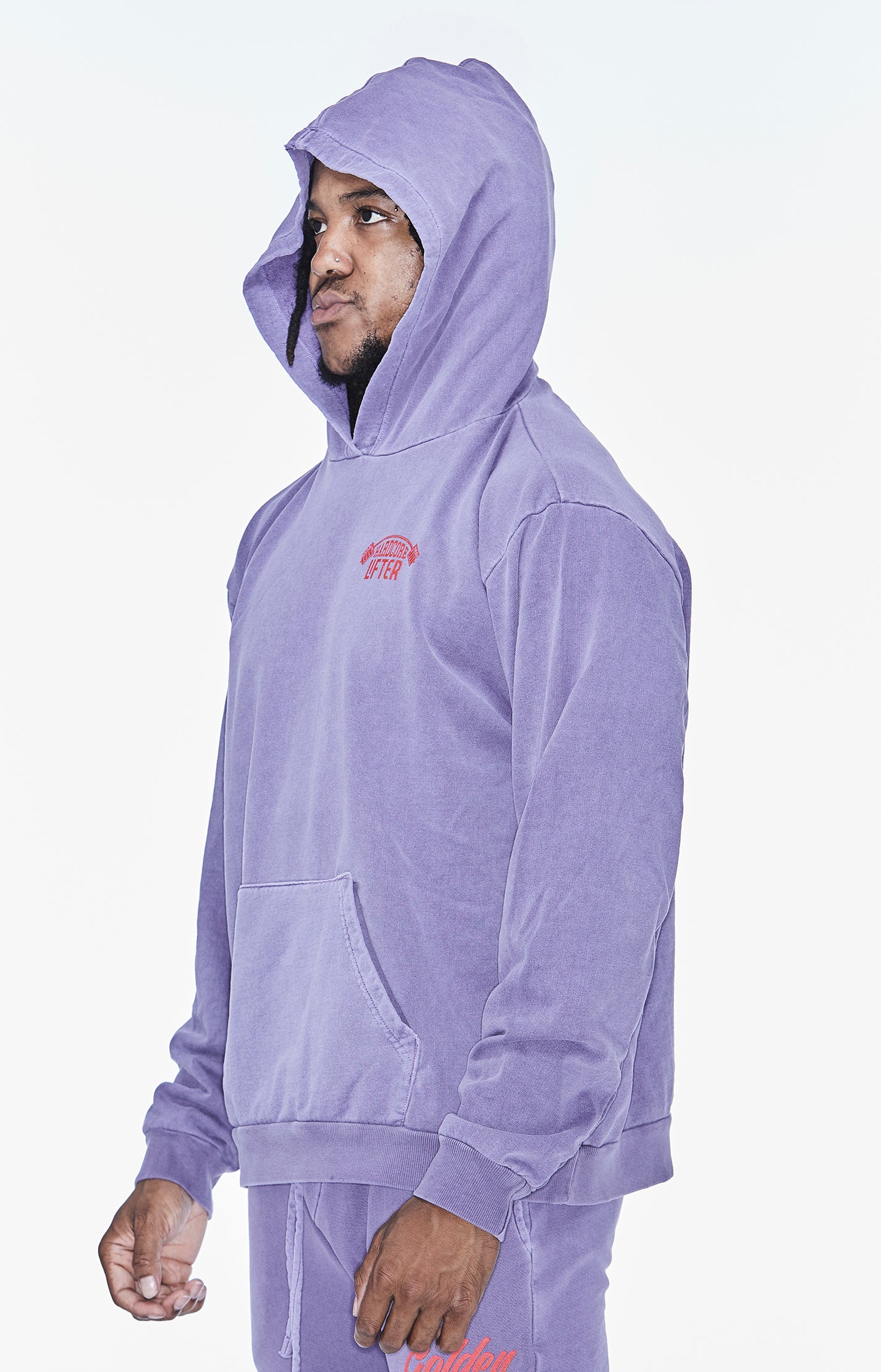 Faded purple hoodie on sale