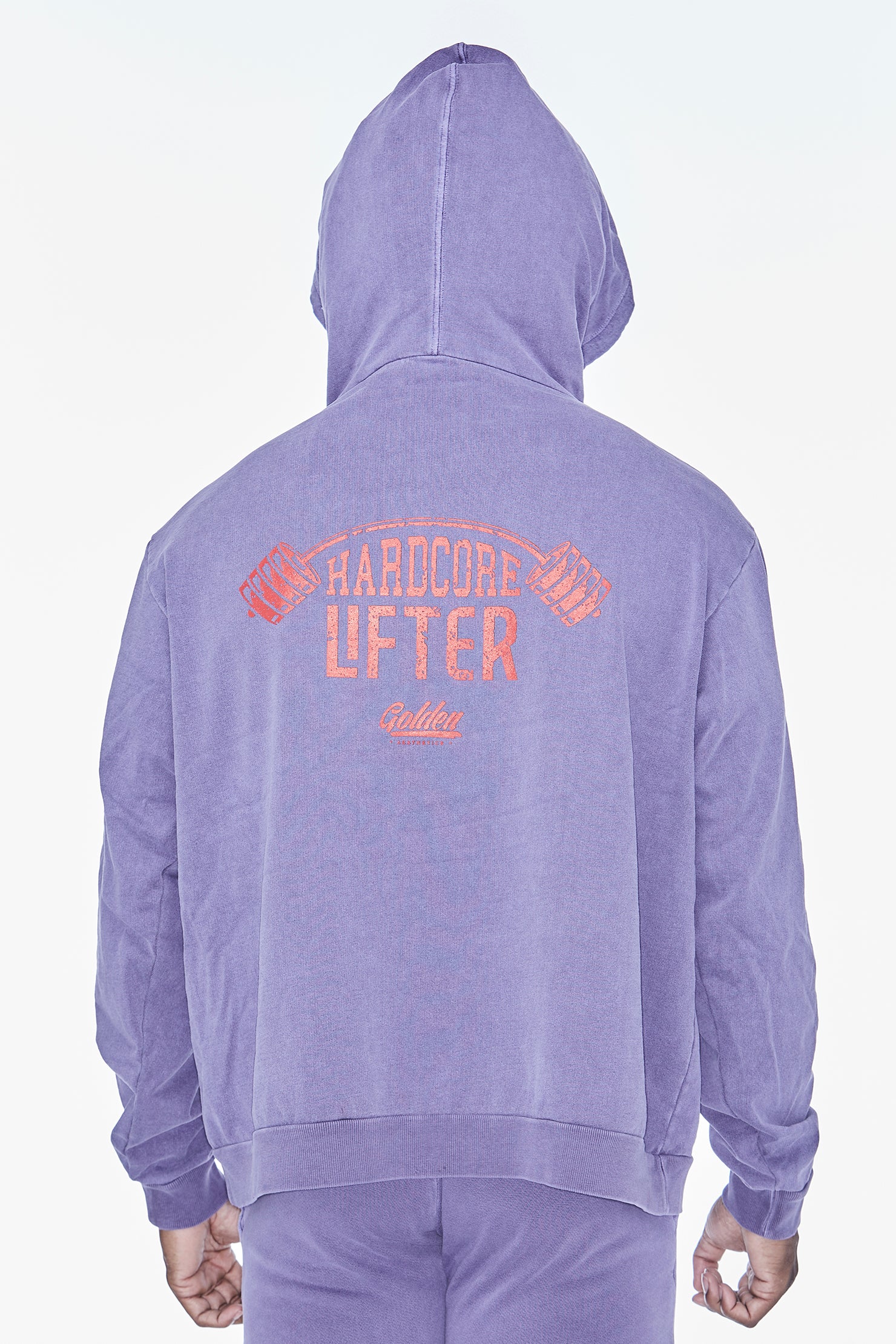 Faded Purple Long Sleeve Hoodie
