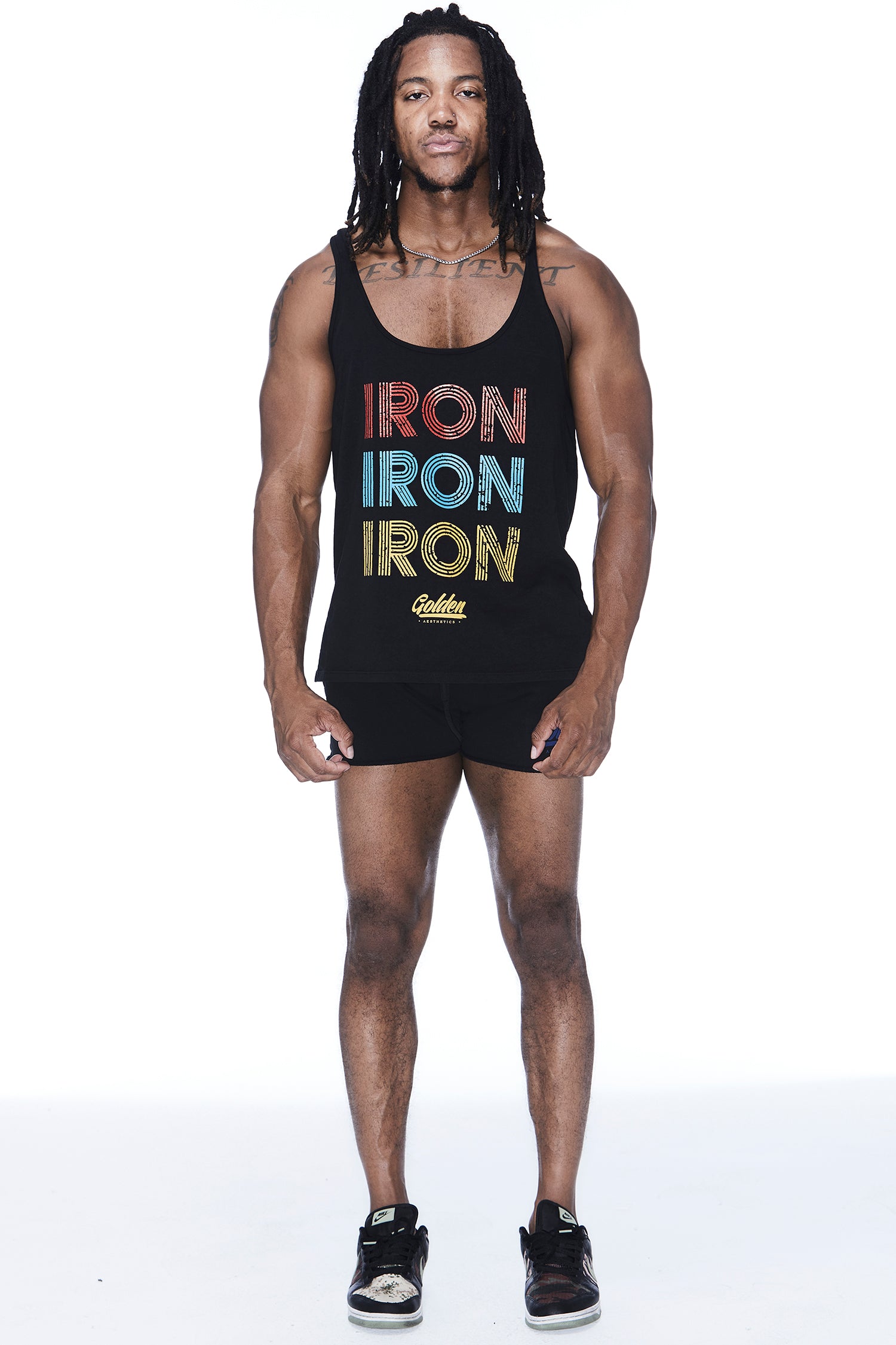 Stringer Ads Black 70s Stringer – Golden Aesthetics