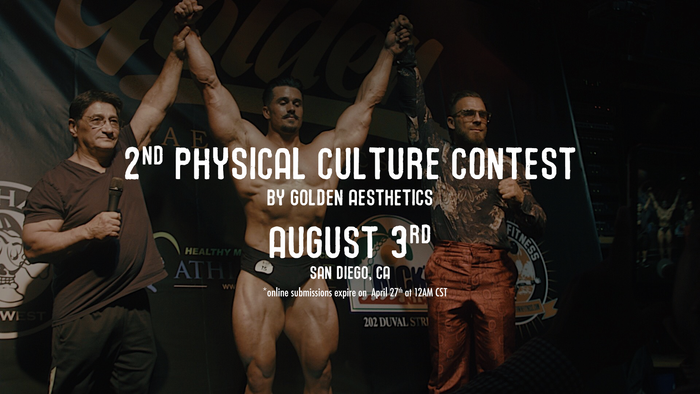 2nd Physical Culture Contest Submission Fee - Golden Aesthetics
