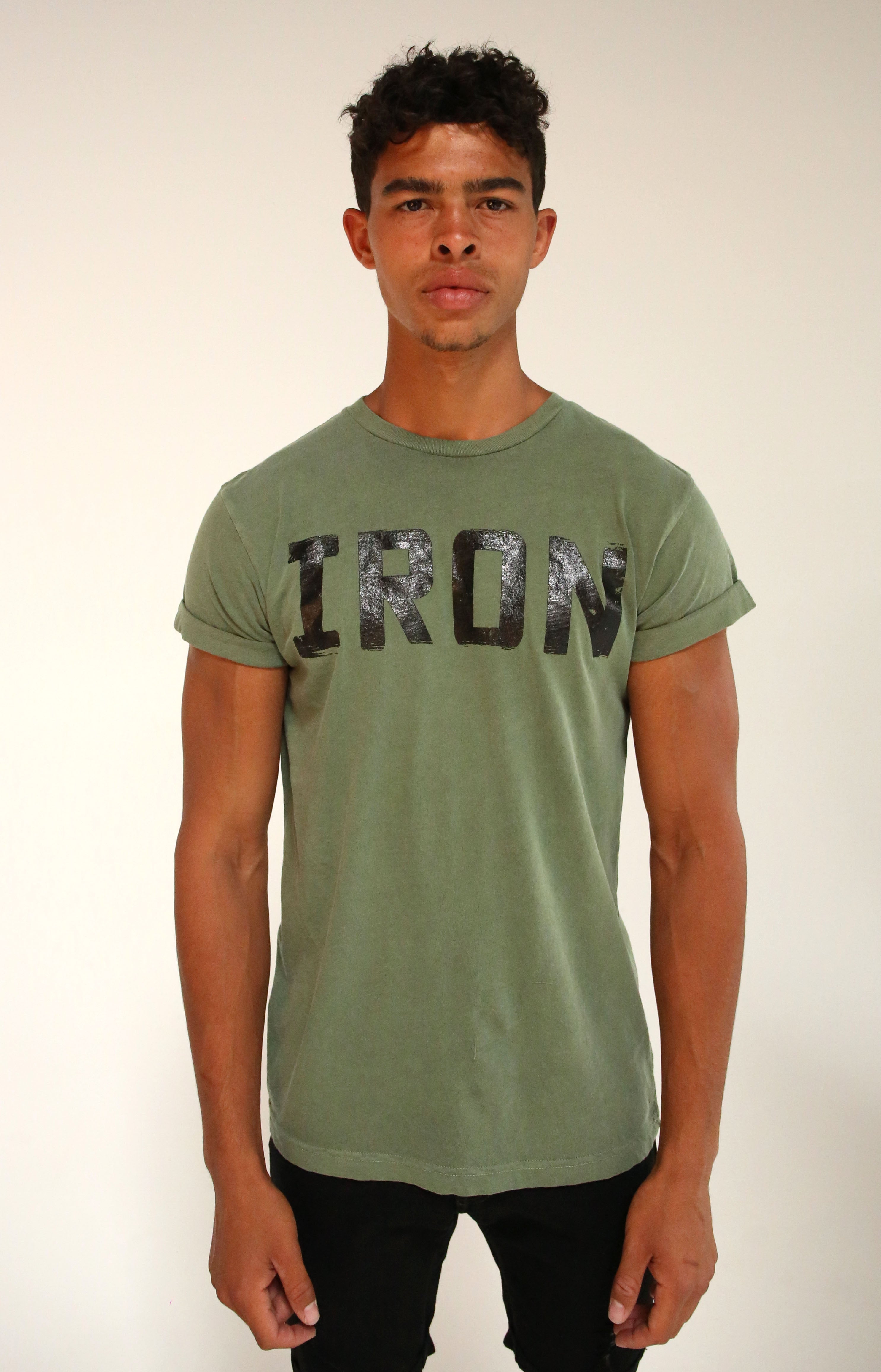 Army Rolled Sleeve T-Shirt
