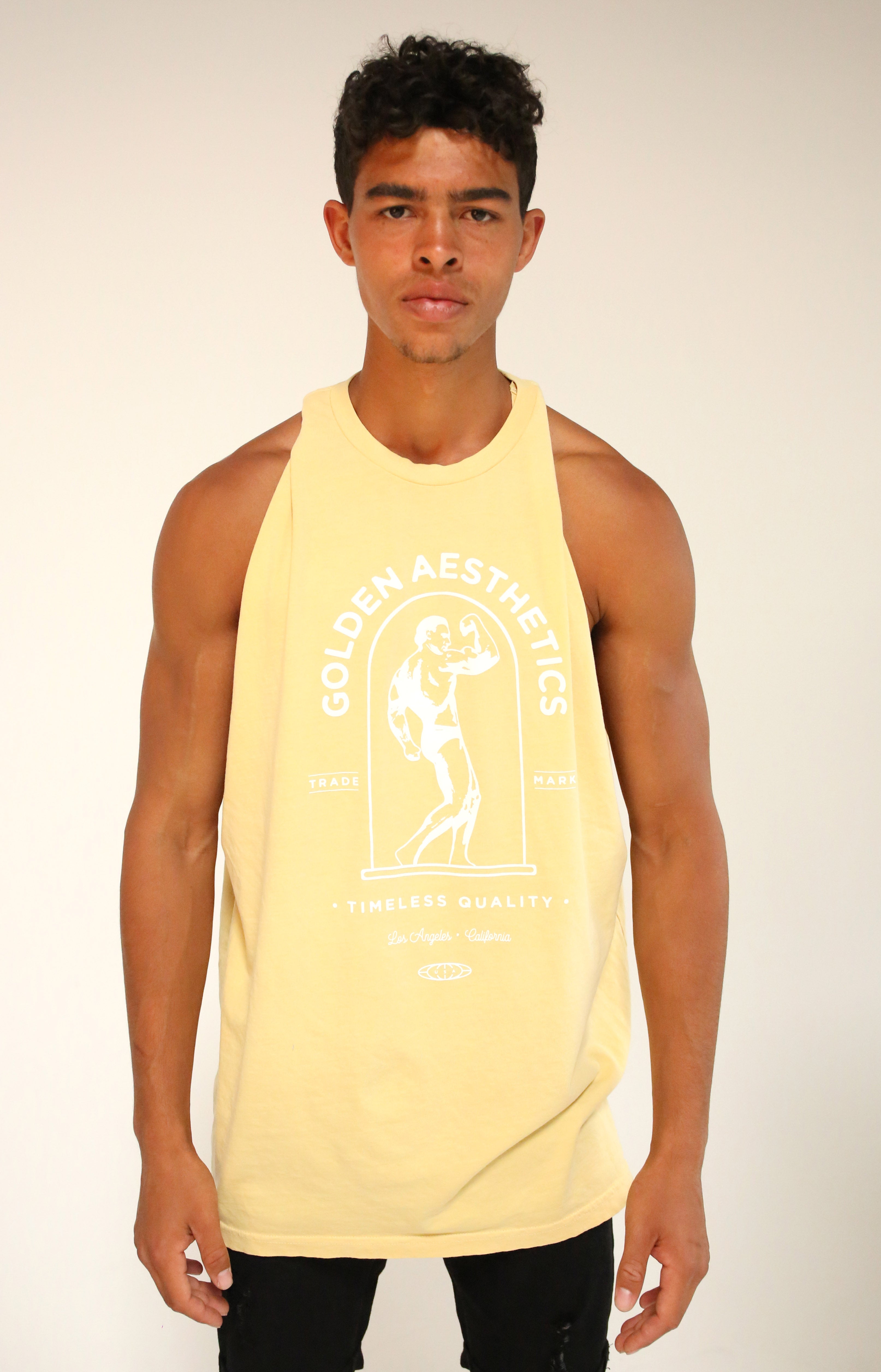 Oversized Sea Mist GA Muscle Tank