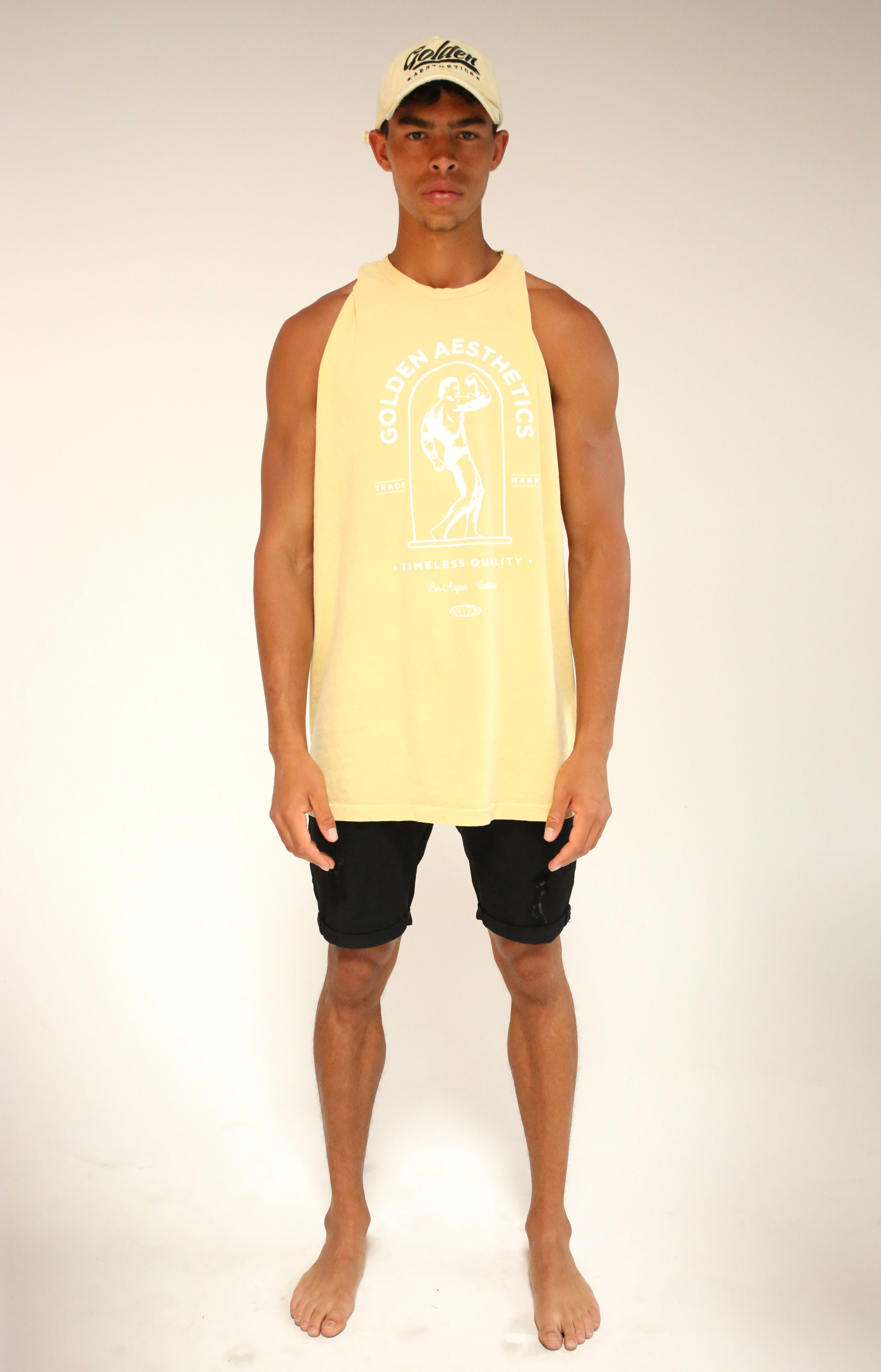 Oversized Sea Mist GA Muscle Tank