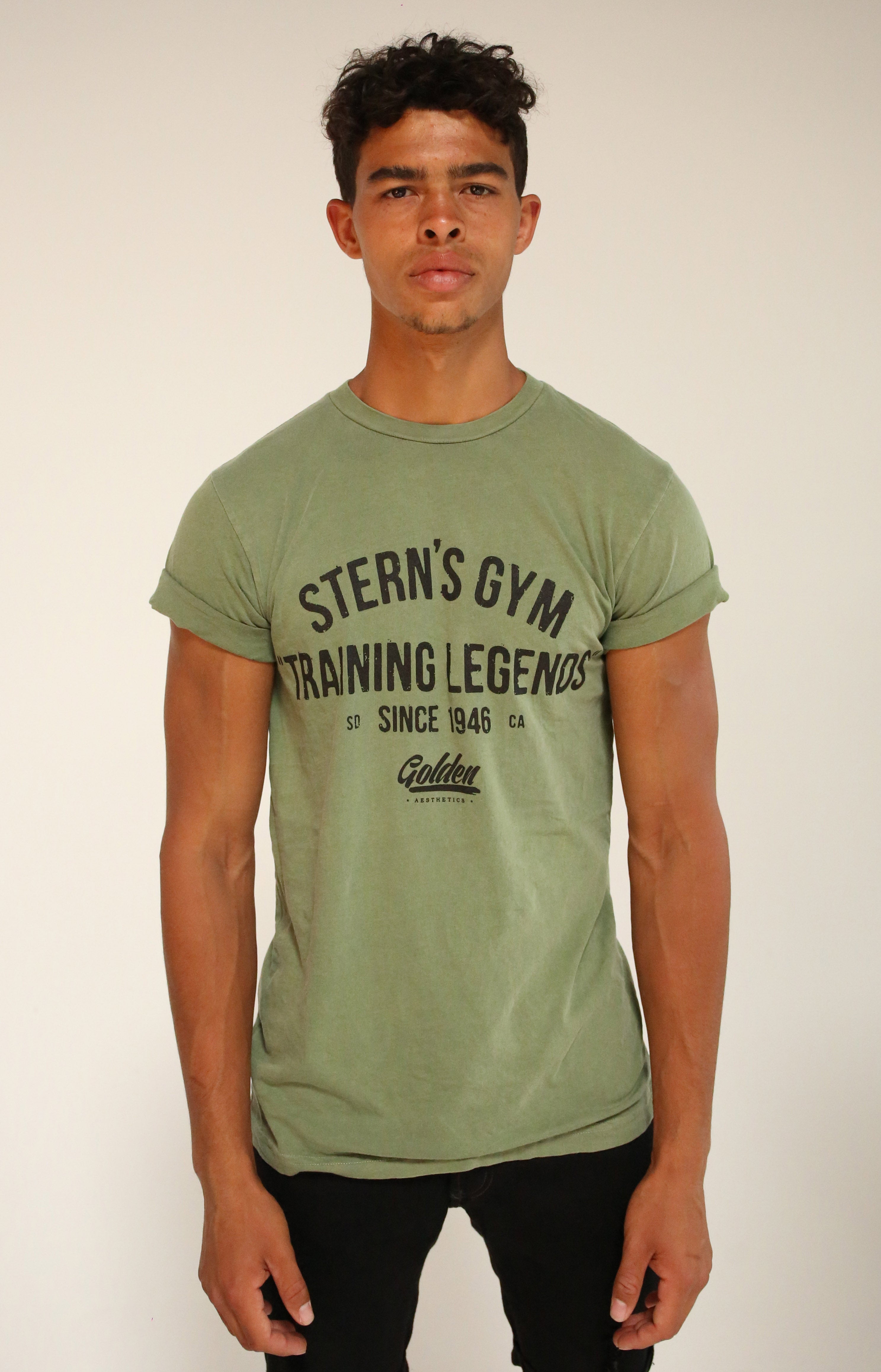 Army Stern’s Gym Rolled Sleeve T-Shirt