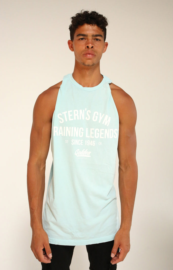 Blue Water Stern’s Gym Muscle Tank