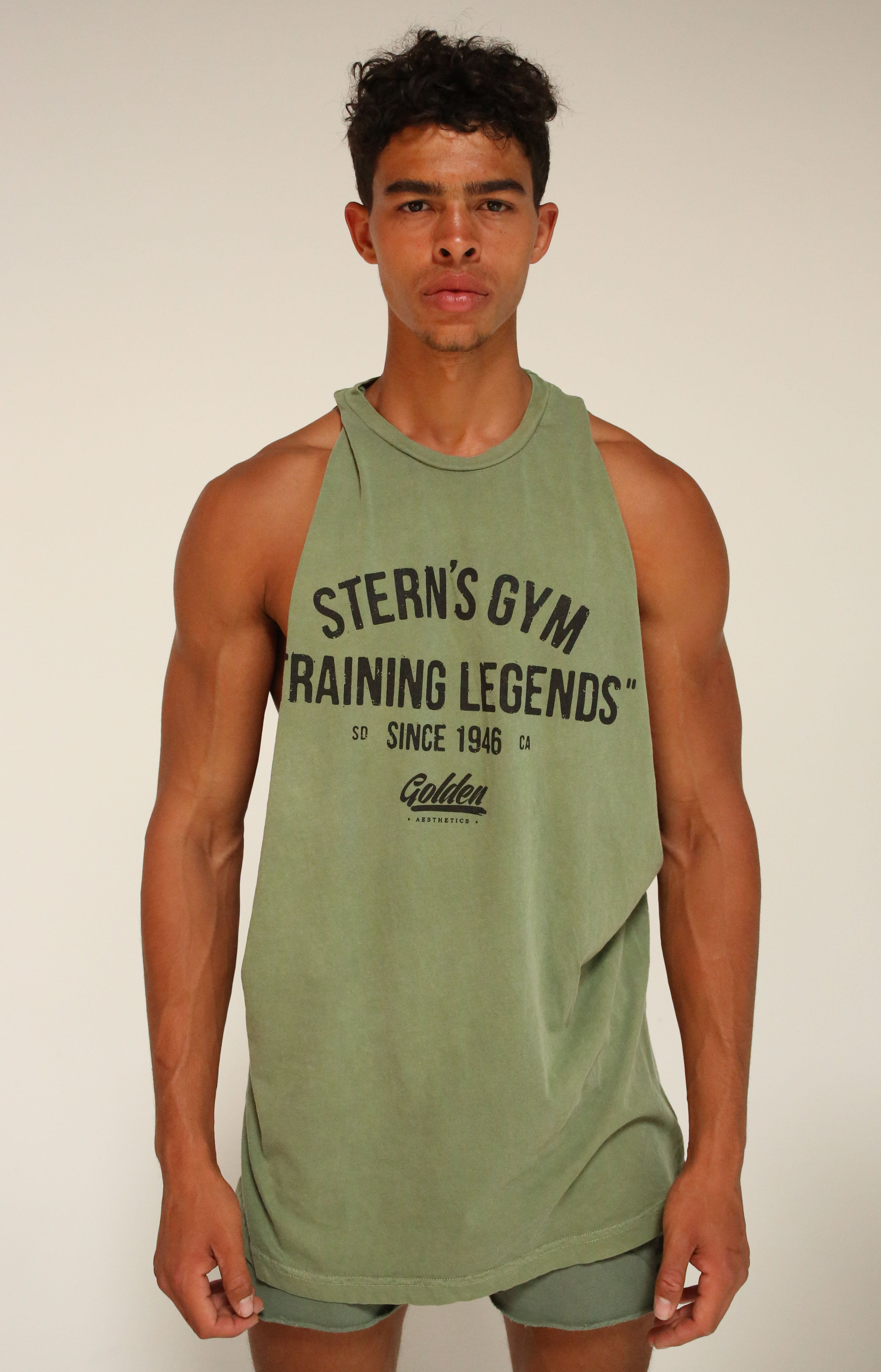 Oversized Army Stern’s Gym Muscle Tank