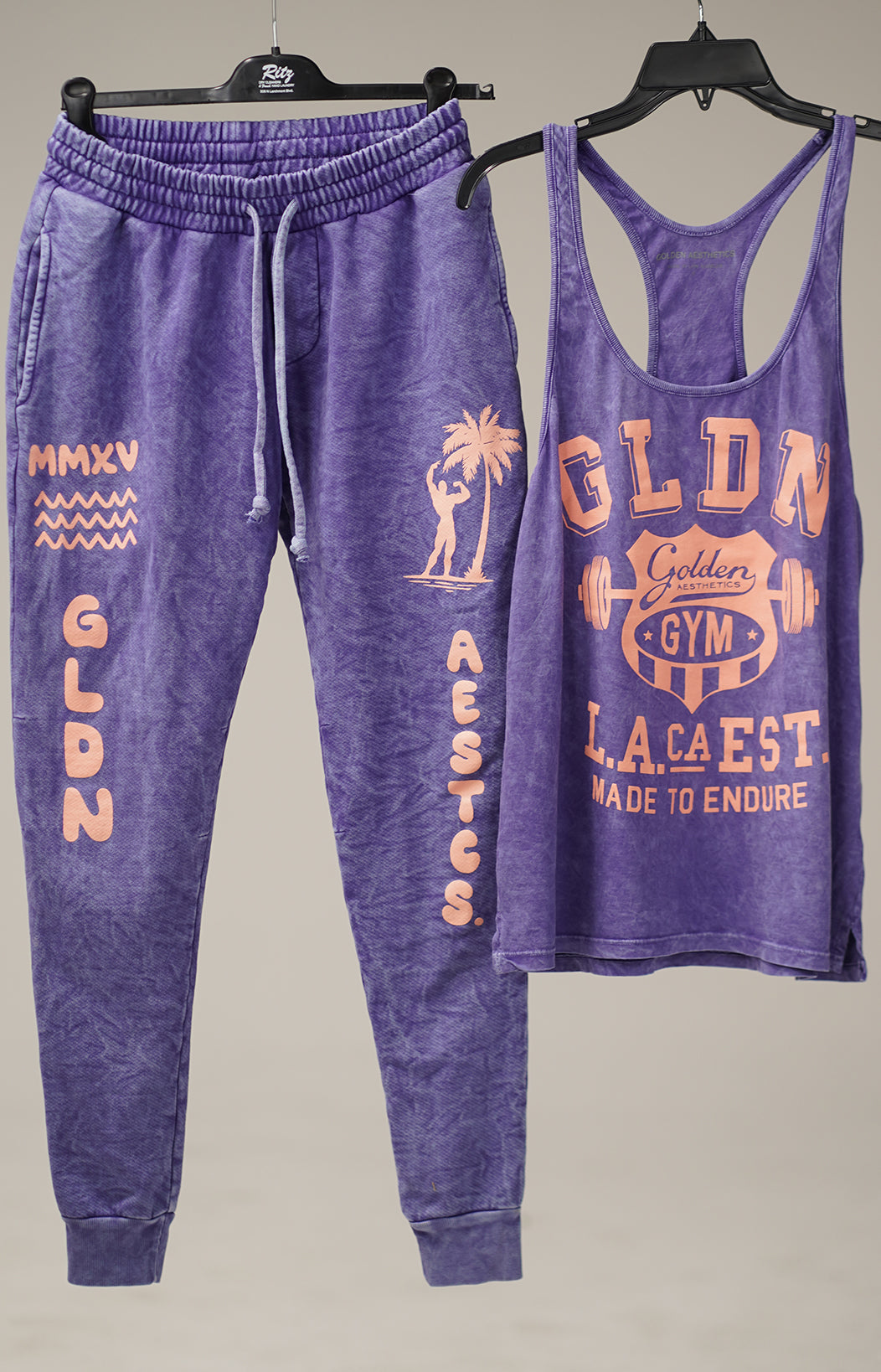 Purple Mineral Stringer Tank
